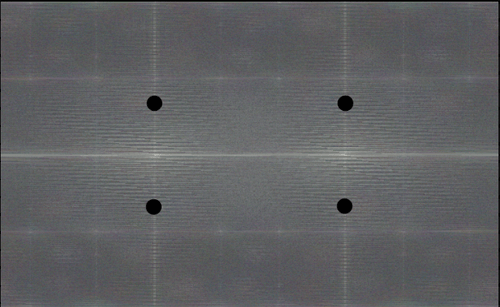 Low-pass Filtered Fast Fourier Transform of the Image